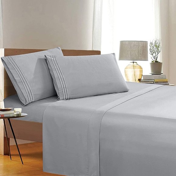 New 1500 Thread Count Wrinkle & Fade Resistant Egyptian Quality 4-Piece - Picture 3 of 8